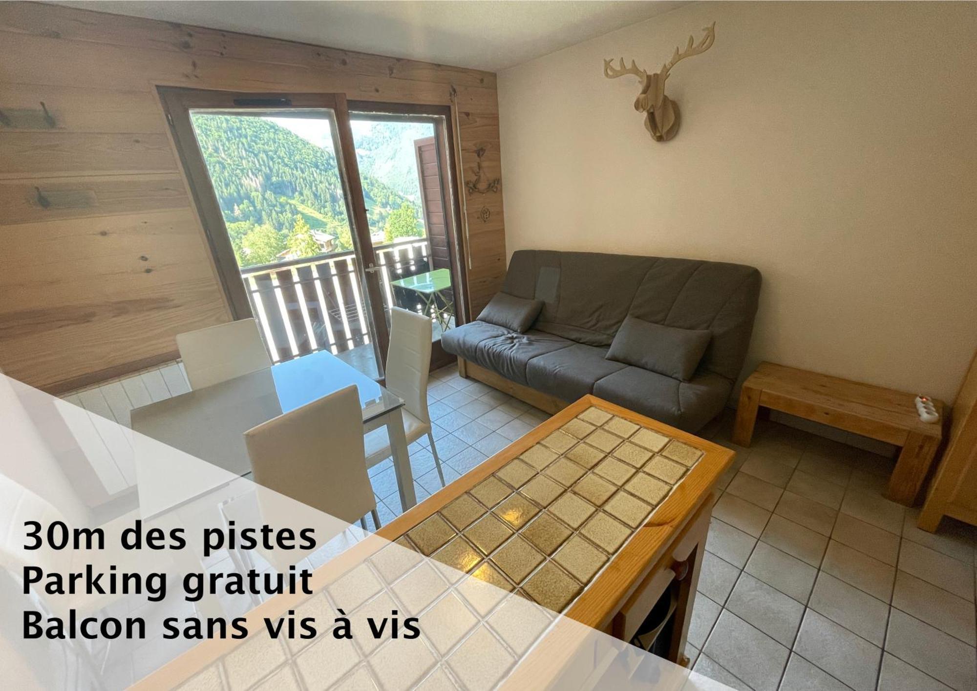 Le Pied Des Pistes A13, Joli Studio Tout Confort 4 Pers, Vue Vallee Imprenable, Draps Non Compris Saint-Jean-dʼAulps Екстериор снимка